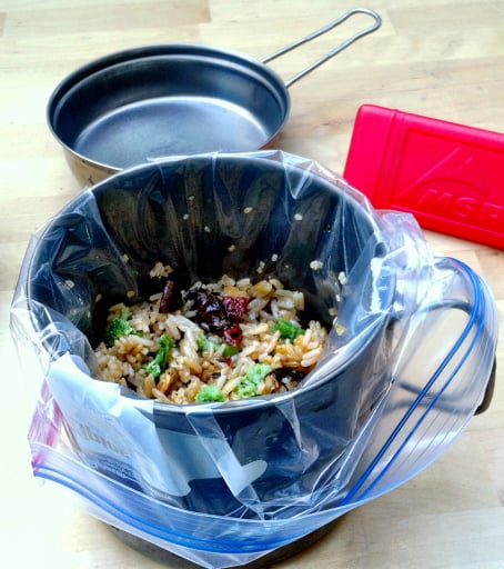 High Temperature Food Pouches (Add Boiling Water in Ziplock Bag) for  Backpacking Cooking