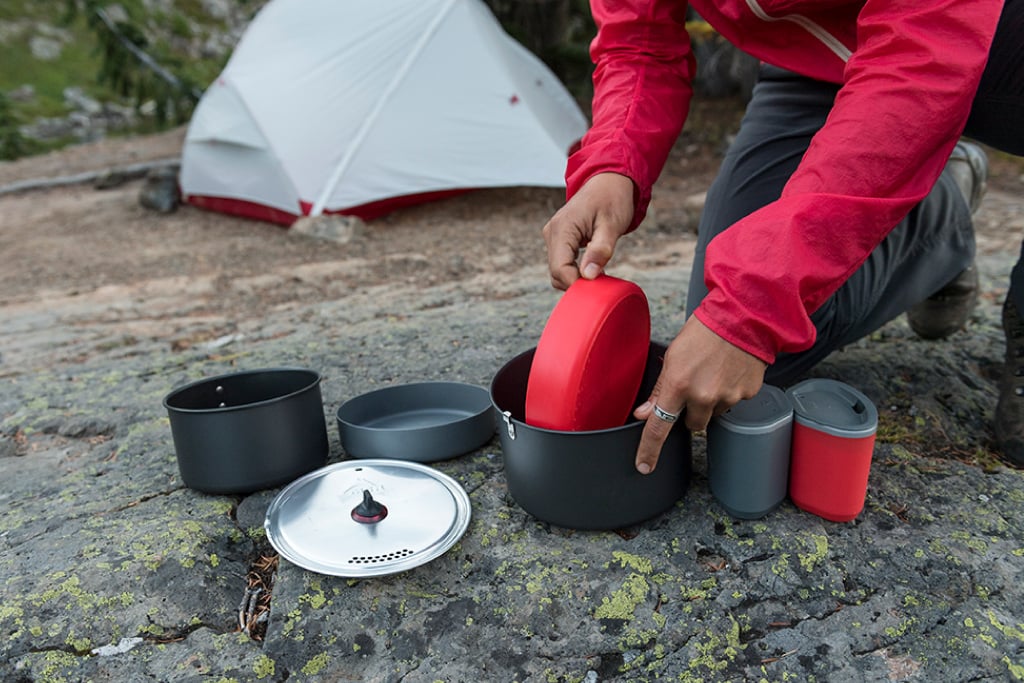 ThousWinds Camping Kettle 1Liter, Camp Tea Coffee Pot Stainless Steel  Outdoor Hiking Kettle Pot Lightweight Durable Camping Tea Kettle