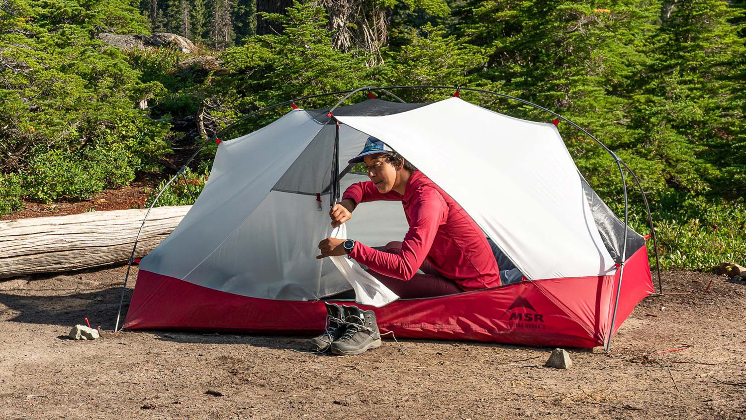 Thru-Hiker Wings Minimalist Backpacking Shelter | MSR®