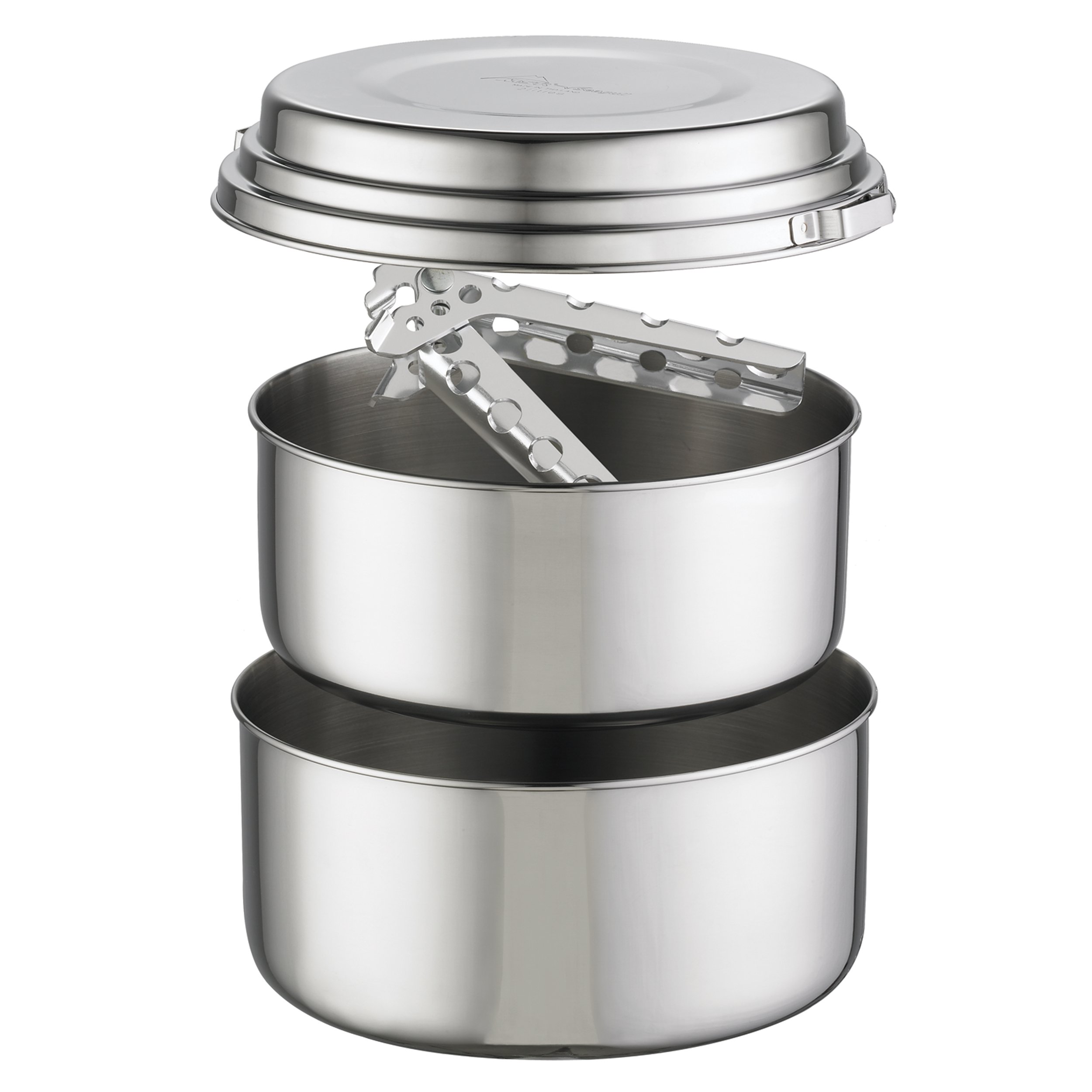 Large Capacity Stainless Steel Pot Sets, Natural Color, Dishwasher