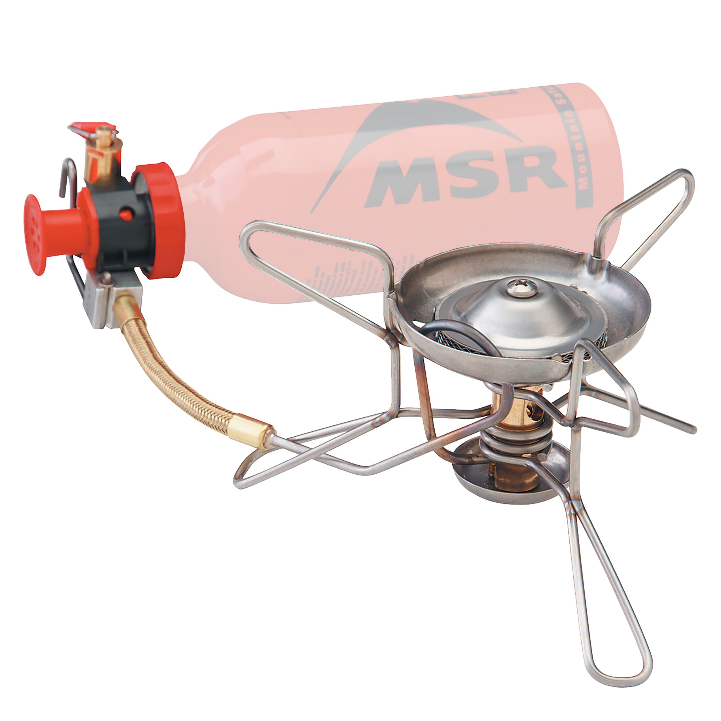 Mountain Safety Research Whisperlite Backpacking Stove, Red